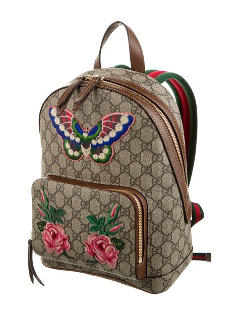 gucci applique backpack